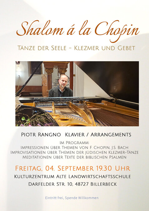 Shalom a la Chopin - Billerbeck Plakat
