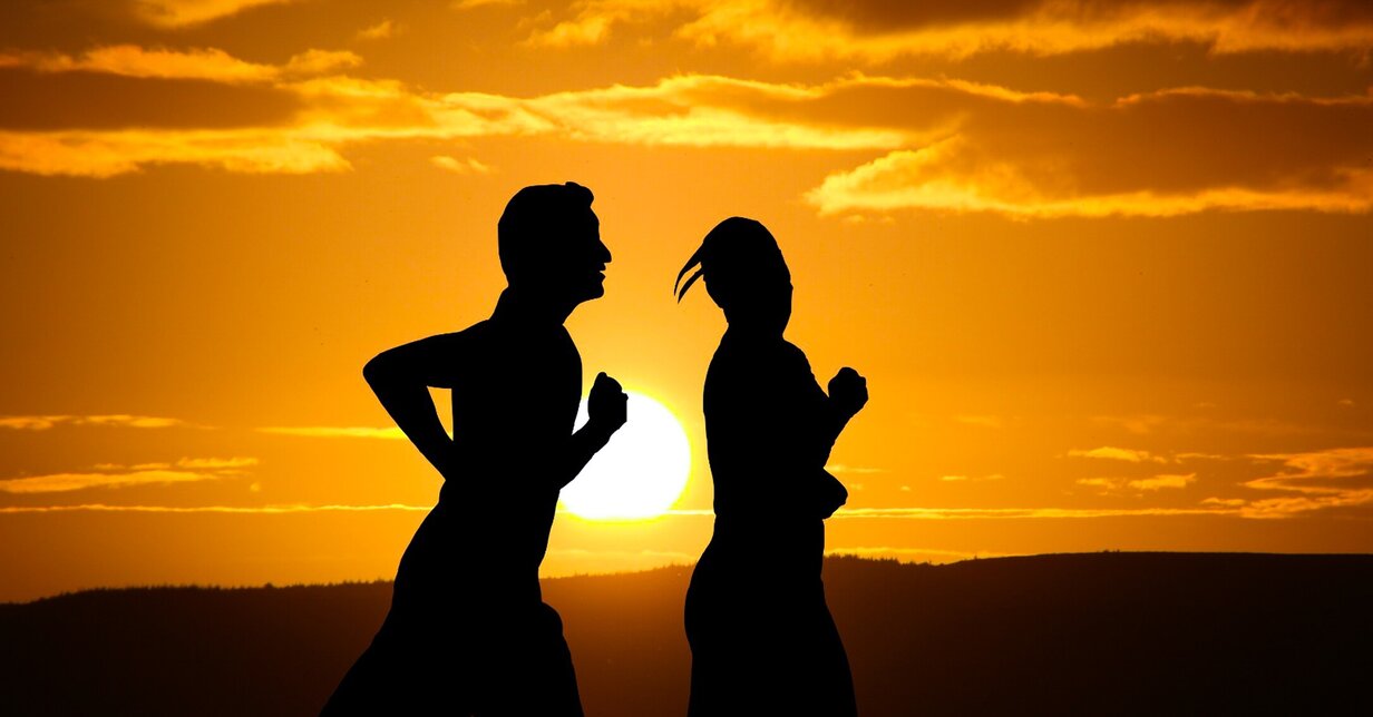 Jogger Abendlauf
