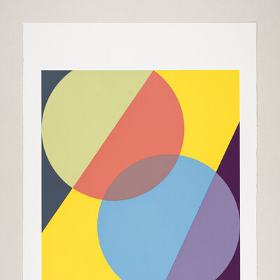 nna Beothy-Steiner, Entwürfe von 1929-1934, Einzelblatt 5, 76x56cm, Serigraphie auf Bütten © edition galerie hoffmann