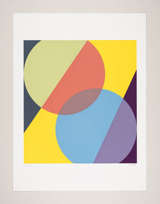 nna Beothy-Steiner, Entwürfe von 1929-1934, Einzelblatt 5, 76x56cm, Serigraphie auf Bütten © edition galerie hoffmann