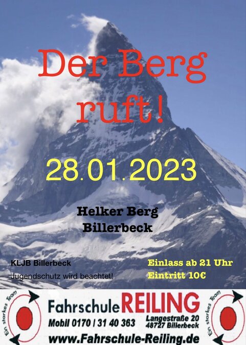 Der Flyer der KLJB Billerbeck