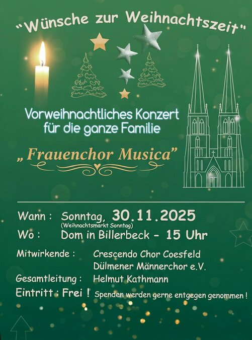 Einladung Adventskonzert