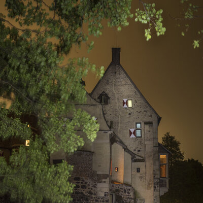 Burg Vischering in der Dämmerung