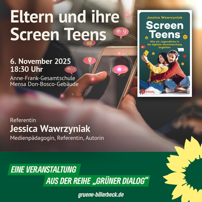 Grüner Dialog: Eltern und ihre Screen Teens
