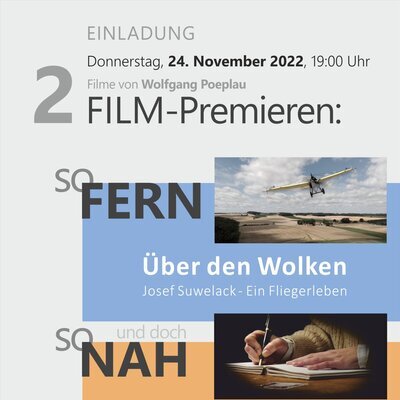 Plakat zu den Filmpremieren