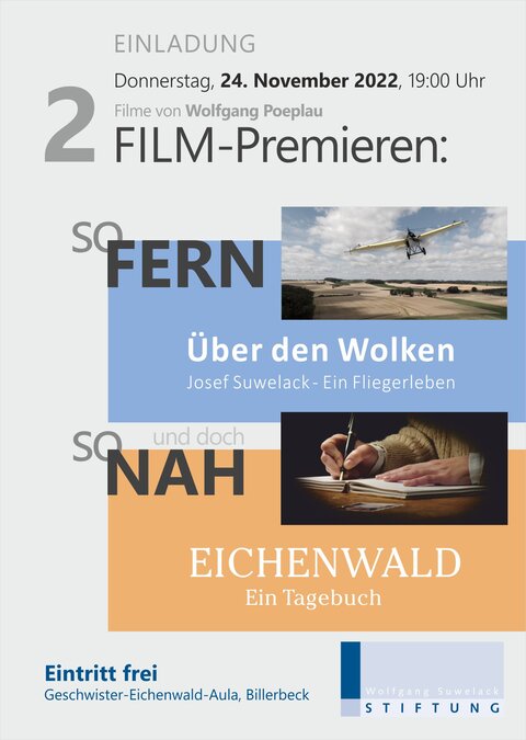 Plakat zu den Filmpremieren