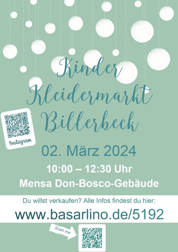 Plakat März 2024 Kleidermarkt