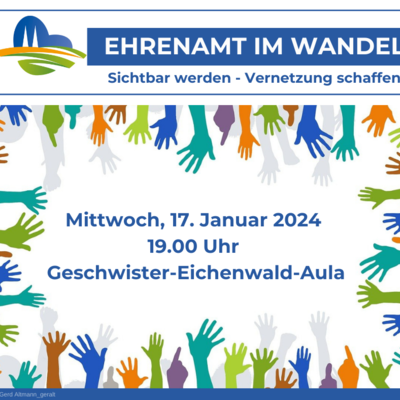 Einladung Ehrenamt Veranstaltung