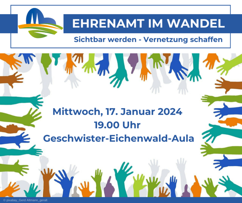 Einladung Ehrenamt Veranstaltung