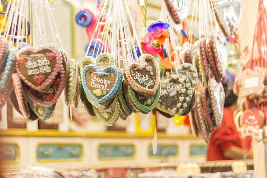 Kirmes Lebkuchenherzen
